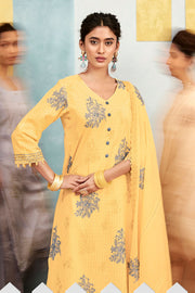 Daily Wear Designer Cotton Palazzo Suit